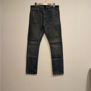 One green elephant vintage jeans